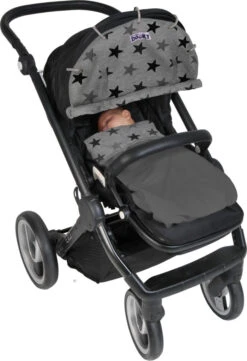 Dooky Cover Design Grey Stars -Babyproducten Winkel image 14436