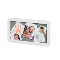 Baby Art Souvenier Bord Wit/Grijs