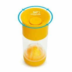 Munchkin Kid Miracle 360° Fruit Infuser Yellow -Babyproducten Winkel image 18406