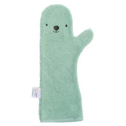 Nifty Baby Shower Glove Green Bear