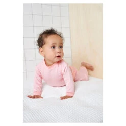 Feetje Pyjama Wafel Pink Melange -Babyproducten Winkel image 23426