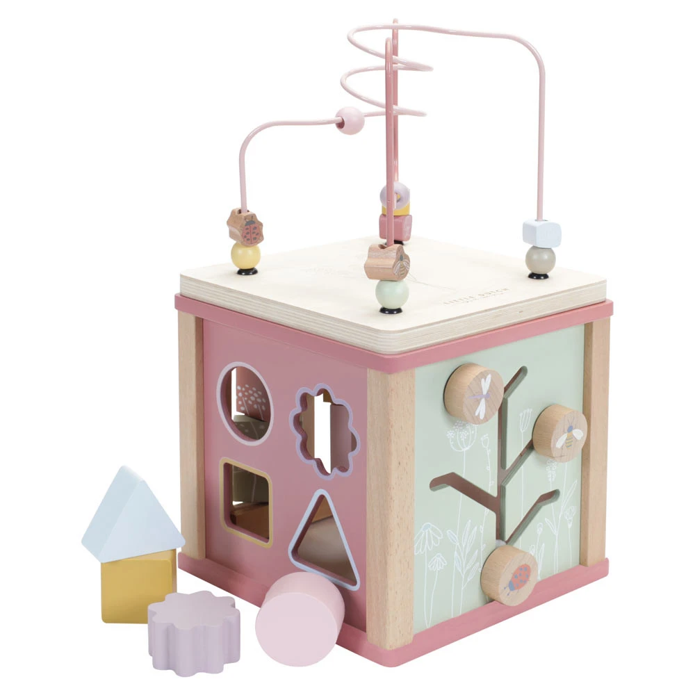 Little Dutch Activiteitenkubus Wild Flowers 4 Little Dutch Activiteitenkubus Wild Flowers - Afbeelding 2