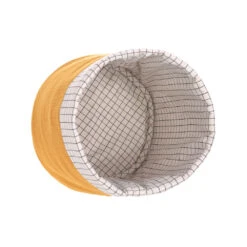 LÄSSIG Laessig Opbergmanden Set 3 Stuks Muslin Mosterd, 100% Organisch Katoen -Babyproducten Winkel image 24282