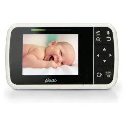 Alecto Babyfoon Met Camera En 3.5 Inch LCD Kleurenscherm Wit -Babyproducten Winkel image 28116