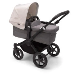 Bugaboo Donkey5 Mono Black - Grey Melange -Babyproducten Winkel image 28188