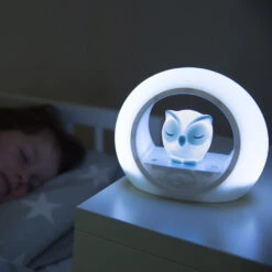 Zazu Nachtlampje Uil Grijs -Babyproducten Winkel image 2982