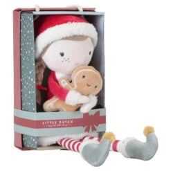 Little Dutch Knuffelpop Kerst Rosa 35cm -Babyproducten Winkel image 30173
