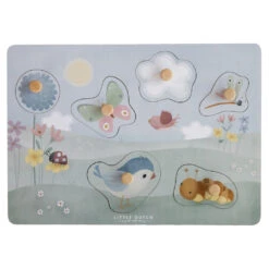 Little Dutch Voelpuzzel Flowers And Butterflies FSC
