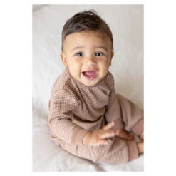 Feetje Pyjama Wafel Bruin -Babyproducten Winkel image 30625