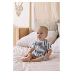 Feetje Pyjama Kort Summer Special Wafel Marine -Babyproducten Winkel image 32298