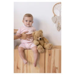Feetje Pyjama Kort Summer Special Wafel Terra Pink -Babyproducten Winkel image 32336