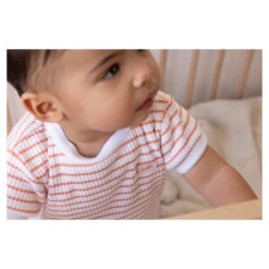 Feetje Pyjama Kort Summer Special Wafel Terra Pink -Babyproducten Winkel image 32337