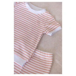 Feetje Pyjama Kort Summer Special Wafel Terra Pink -Babyproducten Winkel image 32339