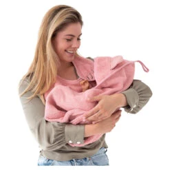 Nifty Handsfree Badcape Pink -Babyproducten Winkel image 32712