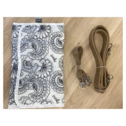 Isoki Luiertas Double Zip Satchel Latte -Babyproducten Winkel image 33094