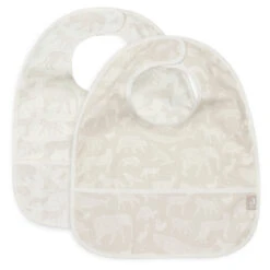 Jollein Slab Waterproof Animals Nougat 2 Stuks