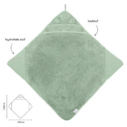 Nifty 2 In 1 Badcape Sea Foam -Babyproducten Winkel image 33756