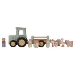 Little Dutch Tractor Met Trailer Little Farm FSC -Babyproducten Winkel image 34122