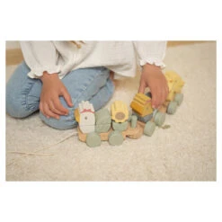 Little Dutch Blokkentrein Kip Little Farm FSC -Babyproducten Winkel image 34190