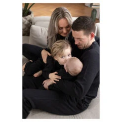 Feetje Wafel Pyjama Family Edition Fancy Black -Babyproducten Winkel image 34649