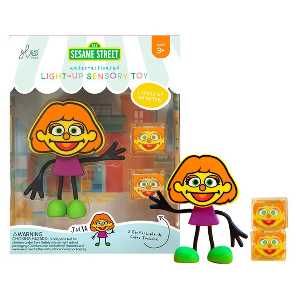 Glo Pals Sensorisch Badspeeltje Julia 3 Glo Pals Sensorisch Badspeeltje Julia