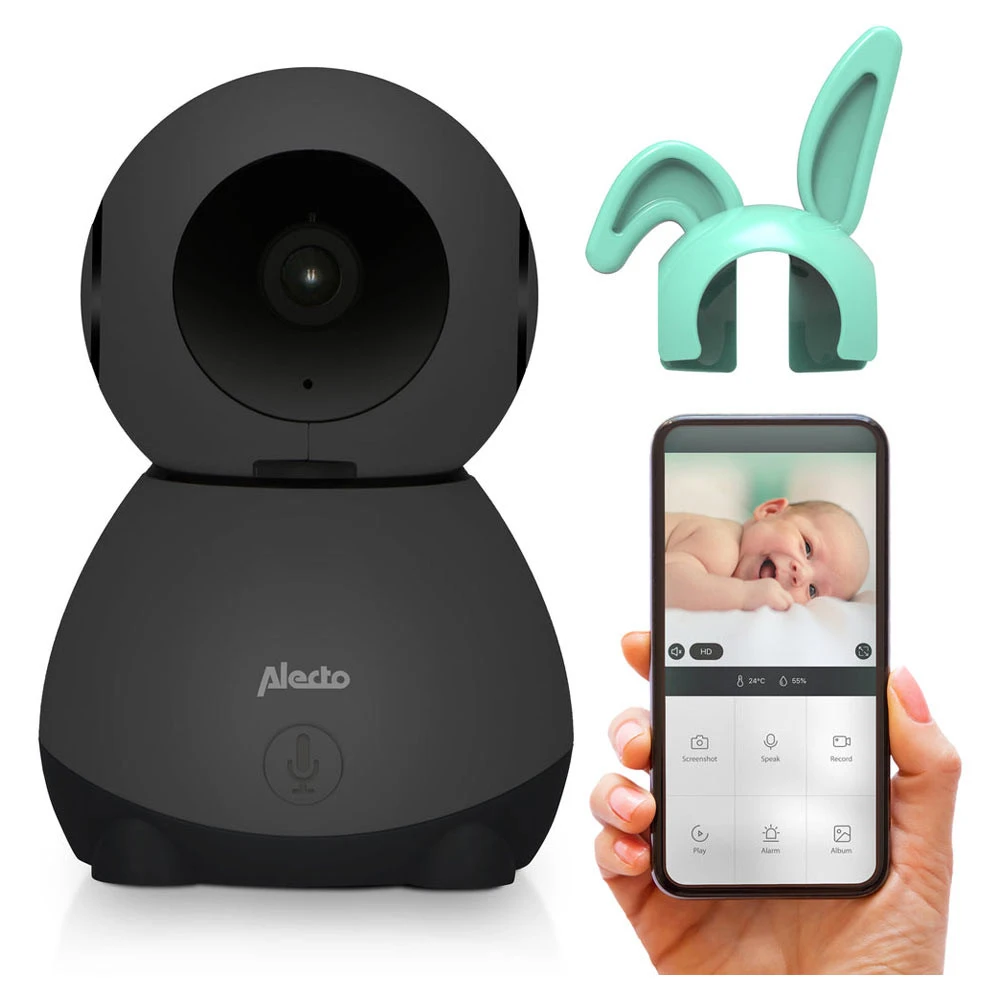Alecto Wifi Babyfoon Met App Zwart 3 Alecto Wifi Babyfoon Met App Zwart