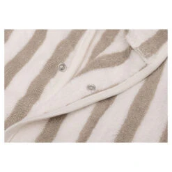 Jollein Badjas 3 - 4 Jaar Stripe Terry Olive Green -Babyproducten Winkel image 35669