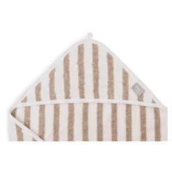 Jollein Badcape 75 X 75 Cm Stripe Terry Olive Green -Babyproducten Winkel image 35779