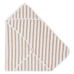 Jollein Badcape 75 X 75 Cm Stripe Terry Olive Green -Babyproducten Winkel image 35781