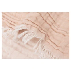 Jollein Ledikantdeken 120 X 120 Cm Fringe Moonstone -Babyproducten Winkel image 35797