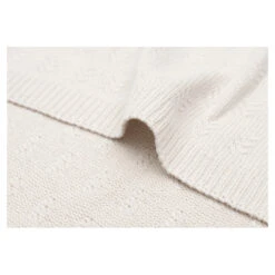 Jollein Ledikantdeken 100 X 150 Cm Grain Knit Oatmeal -Babyproducten Winkel image 35813