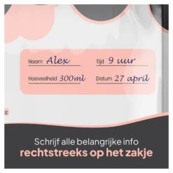 Mammie Moedermelk Bewaarzakjes - 100 Stuks - 300 Ml - BPA Vrij -Babyproducten Winkel image 36290