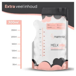 Mammie Moedermelk Bewaarzakjes - 50 Stuks - 300 Ml - BPA Vrij -Babyproducten Winkel image 36294