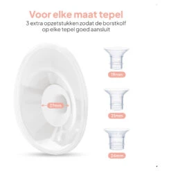 Mammie Dubbele Draadloze Elektrische Borstkolf Handsfree & Draagbaar - BPA-vrij -Babyproducten Winkel image 36312