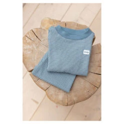 Feetje Pyjama Wafel IJsblauw -Babyproducten Winkel image 37384