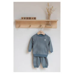 Feetje Pyjama Wafel IJsblauw -Babyproducten Winkel image 37385