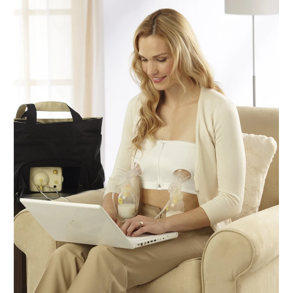 Medela Easy Expression Bustier Maat L Wit 4 Medela Easy Expression Bustier Maat L Wit - Afbeelding 2