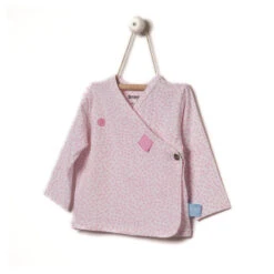 Snoozebaby Overslagshirt Pink Dot